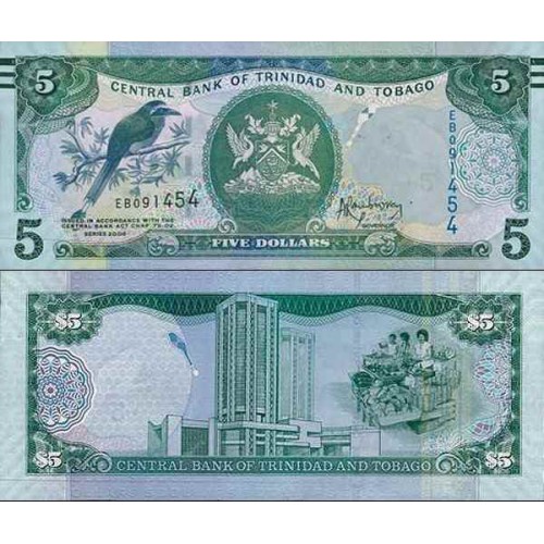 اسکناس 5 دلار - ترینیداد توباگو 2006 اسکناس 5 دلار - ترینیداد توباگو 2006