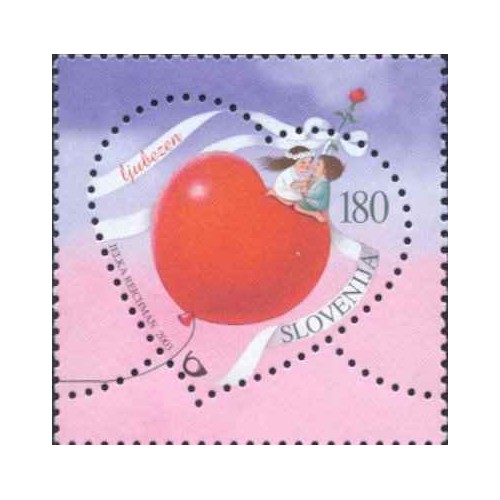 1 عدد تمبر عشق - اسلوونی 2003 ارزش روی تمبر 0.9 دلار