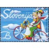 1 عدد تمبر تبریک  - اسلوونی 2001