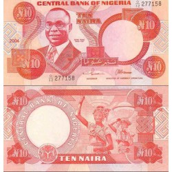 اسکناس 10 نایرا - نیجریه 2004
