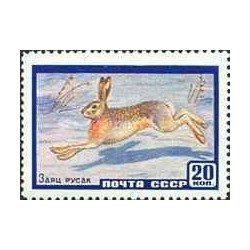 1 عدد تمبر حیوانات اتحاد جماهیر شوروی  - شوروی 1960