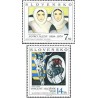 2 عدد تمبر آثار هنری گالری ملی - تابلو - اسلواکی 1994
