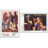 2 عدد تمبر کریستمس - تابلو نقاشی  - اسپانیا 1999