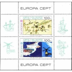 سونیرشیت تمبر مشترک اروپا - Europa Cept - اختراعات - قبرس ترکیه 1983 قیمت 18 دلار