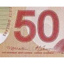 اسکناس پلیمر 50 دلار - کانادا 2012 سفارشی