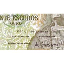 اسکناس 20 اسکودو - پرتغال 1971 سفارشی
