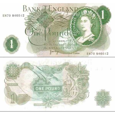 اسکناس 1 پوند - انگلیس 1977
