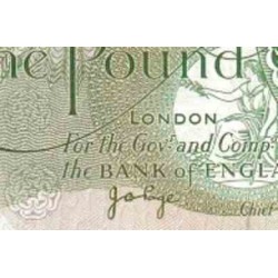 اسکناس 1 پوند - انگلیس 1977
