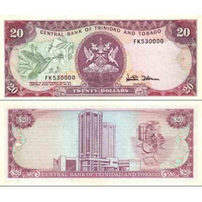 اسکناس 20 دلار - ترینیداد توباگو 1985 سفارشی