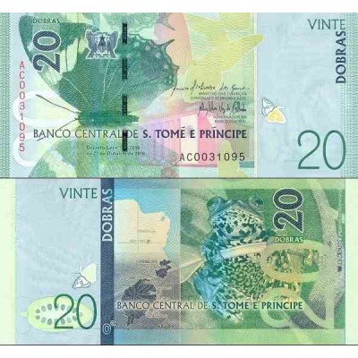 اسکناس 20 دوبراس - سائو تام و پرینسپ 2016