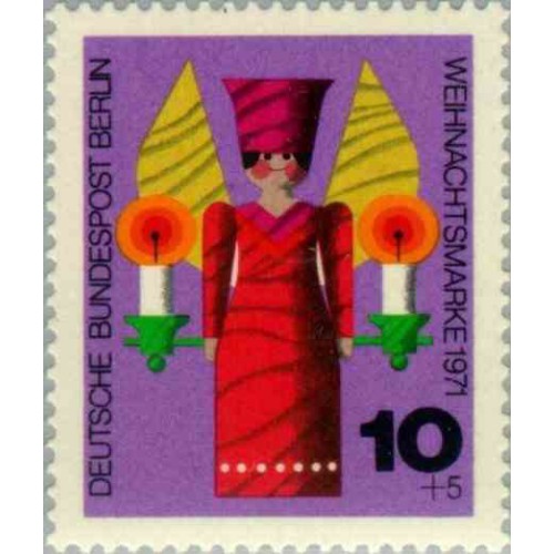 1 عدد تمبر کریستمس - برلین آلمان 1971