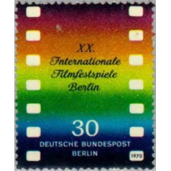 1 عدد تمبر فستیوال بین المللی فیلم - برلین آلمان 1970