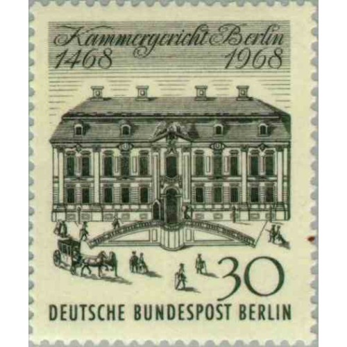 1 عدد تمبر 500مین سالگرد دادگاه شهر برلین - برلین آلمان 1968