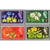 4 عدد تمبر دهمین کنگره بین المللی گیاهشناسی - ادینبورگ - گلها - انگلیس  1964 قیمت 6.3 دلار