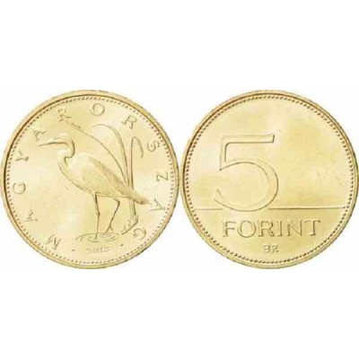 سکه 5 فورینت - نیکل برنج -  مجارستان 2012 غیر بانکی