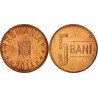 سکه 5 بانی - مس روکش فولاد -  رومانی 2014 غیر بانکی