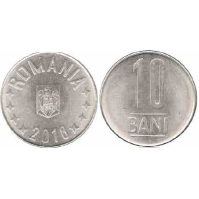 سکه 10 بانی - نیکل روکش فولاد -  رومانی 2018 غیر بانکی