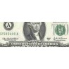 اسکناس 2 دلار - آمریکا 2003 سری A بوستون - مهر سبز