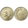 سکه 100 لیر - نیکل برنج - ترکیه 1988 غیر بانکی