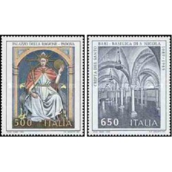 2 عدد تمبر میراث هنری - ایتالیا 1989 قیمت 2.96 دلار