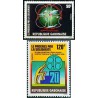 2 عدد تمبر بیستمین سالگرد اوپک - سازمان کشورهای صادر کننده نفت - گابن 1980