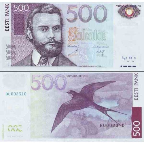 اسکناس 500 کرون - استونی 2007