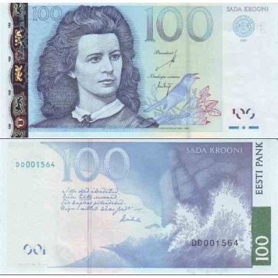 اسکناس 100 کرون - استونی 2007