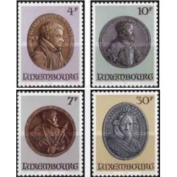 4 عدد تمبر مدالیون پرتره - لوگزامبورگ 1985 قیمت 3.3 دلار