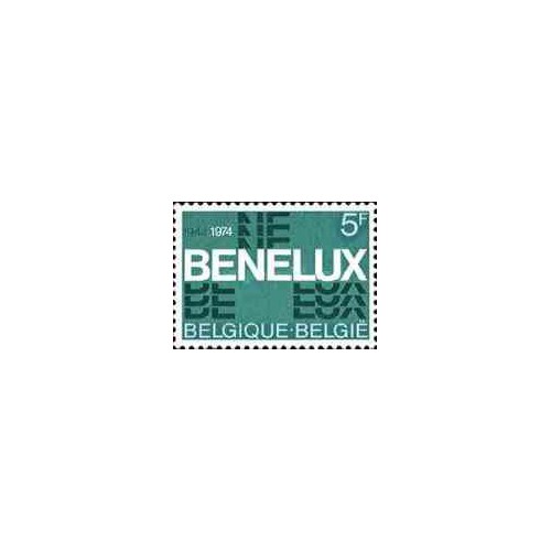 1 عدد تمبر 30ین سگرد اتحادیه بنلاکس -  بلژیک 1974