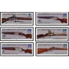 6 عدد تمبر اسلحه های شکاری - جمهوری دموکراتیک آلمان 1978