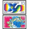2 عدد تمبر پارلمان جوانان - جمهوری دموکراتیک آلمان 1976