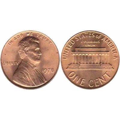 سکه 1 سنت - برنجی - آمریکا 1978غیر بانکی