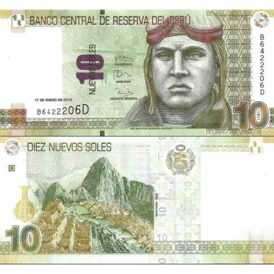 اسکناس 10 نووس سولس - پرو 2013