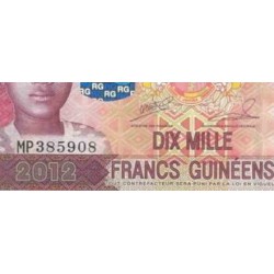 اسکناس 10000 فرانک - گینه 2012