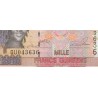 اسکناس 1000 فرانک - یادبود 50مین سالگرد بانک مرکزی و پول گینه - گینه 2010 پرفیکس همسطح ارقام سریال