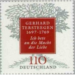 1 عدد تمبر 300مین سال تولد گرهارد ترستیجن نویسنده مذهبی اصلاح طلب - جمهوری فدرال آلمان 1997