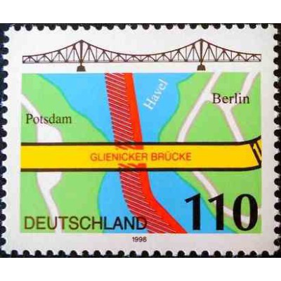 1 عدد تمبر پل گرینکر - جمهوری فدرال آلمان 1998