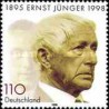 1 عدد تمبر یادبود ارنست جانگر - نویسنده - جمهوری فدرال آلمان 1998