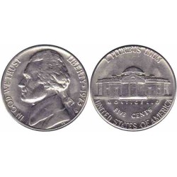 سکه 5 سنت - نیکل مس - آمریکا 1973غیر بانکی