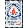 1 عدد تمبر نشان اردوگاه دختران آتش نشان - آمریکا 1960