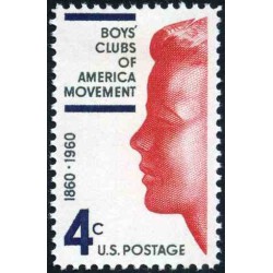 1 عدد تمبر کلوپ پسران جنبش آمریکا - آمریکا 1960