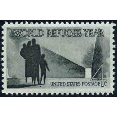 1 عدد تمبر سال جهانی پناهندگان - آمریکا 1960