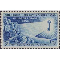 1 عدد تمبر کودکان جهان - آمریکا 1956