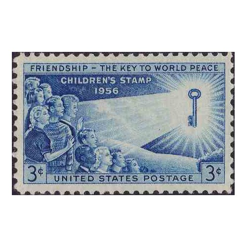 1 عدد تمبر کودکان جهان - آمریکا 1956
