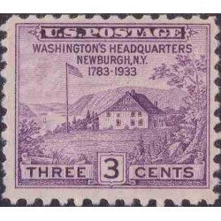 1 عدد تمبر یکصدو پنجاهمین سال اعلام صلح بین ایالات متحده و بریتانیا- آمریکا 1933