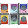 6 عدد تمبر سکه های قدیمی لهستان - لهستان 1977