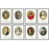 8 عدد تمبر تالار پرتره - تابلو نقاشی - لهستان 1970