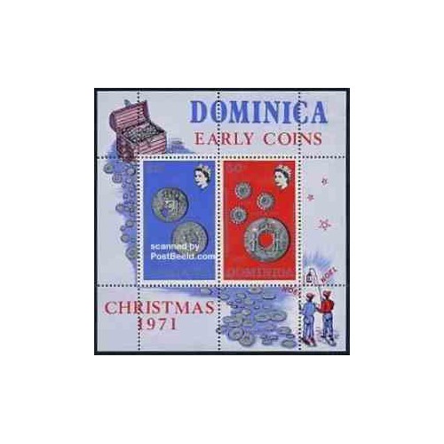 سونیرشیت سکه های نقره -  دومنیکا 1971