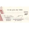 اسکناس 10000 ساکرس - اکوادور 1999 سری AP