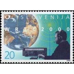 1 عدد تمبر رادیو آماتور - اسلوونی 2000